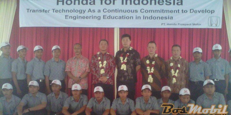 Honda Gandeng SMKN 1 Cariu Kabupaten Bogro, Jawa Barat